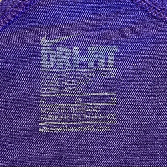 Nike elasticka Grx racer tank top purple woman’s size medium like new - Picture 5 of 7